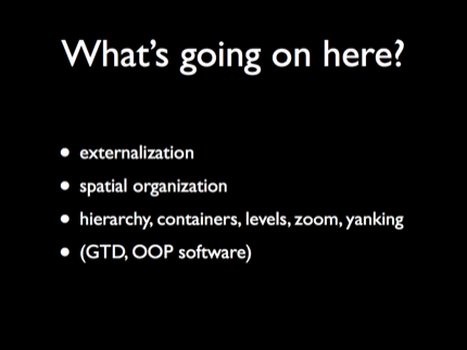 Externalization outline