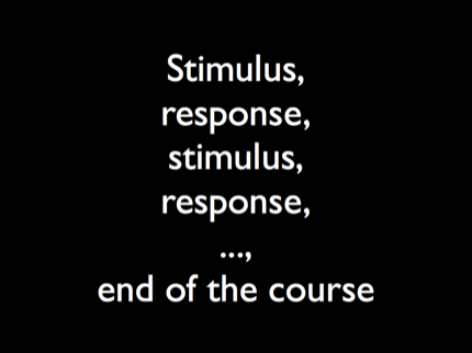 The weekly stimulus cycle